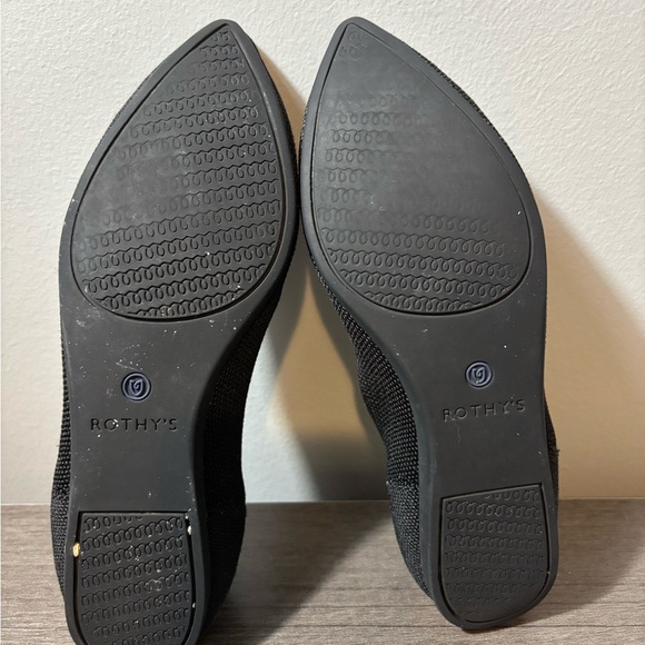 Rothy's Black Women's Flats Pointed Toe Size 6 - Picture 6 of 7